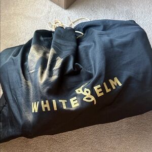 White Elm Black Gemini Convertible Tote Bag